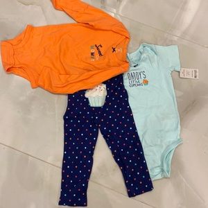 Brand New- 3piece set, 24 months carters set